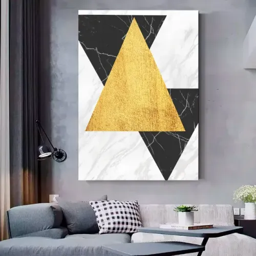 Quadro Decorativo Moderno Geométrico 1.00x0.70