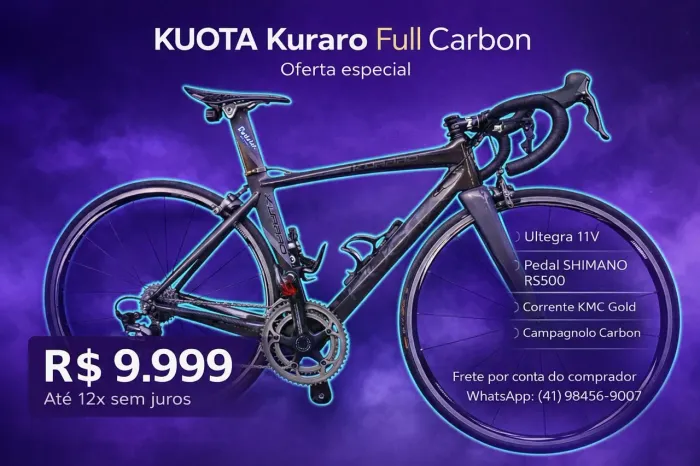 Bicicleta Kuota Kuraro Full Carbono 46-50