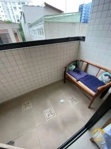 Apartamento à venda no Boqueirão, Santos 120 m² com área externa, financiamento aceito