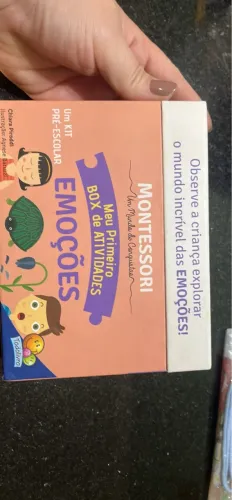 Box de Atividades Emoções Montessori - Pré-escolar