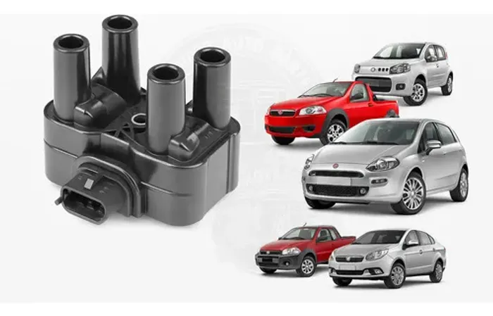 Bobina Ignição Fiat Uno Palio Mobi Strada Ideia Punto Seina
