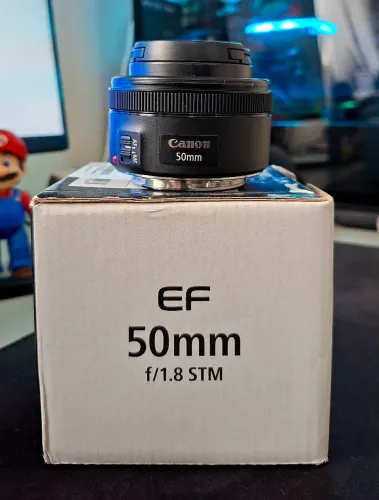 Lente 50mm f1.8 Canon.