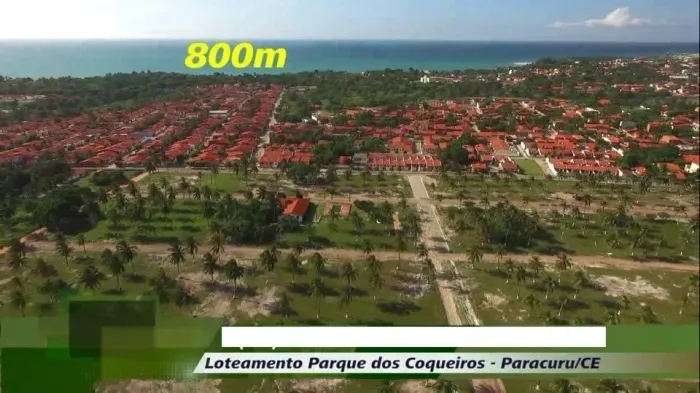 Loteamento próximo à praia de Paracuru (800 metros)