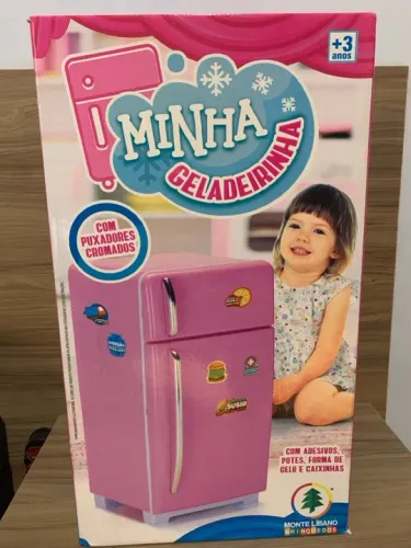 Geladeira de Brinquedo Infantil - Minha Geladeirinha