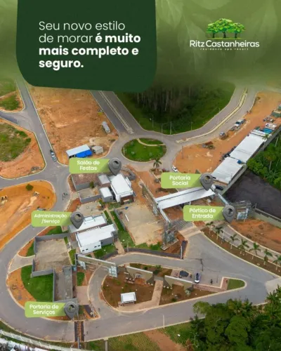 Lote de 250 m² a 557 m² - Condomínio Spa Resort, Av. Torquato Tapajos Manaus-AM
