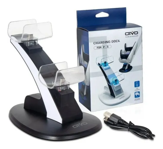 Base Carregadora DualSense para Playstation 5 - OIVO