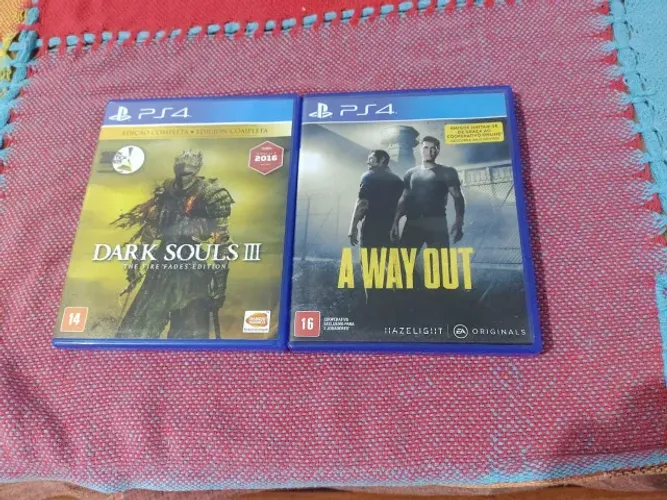 Dark Souls 3 e A way out PS4