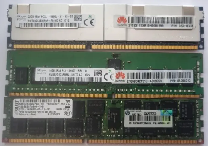 128 Memorias hynix 32gb pc3l 12800l 4rx4 cada