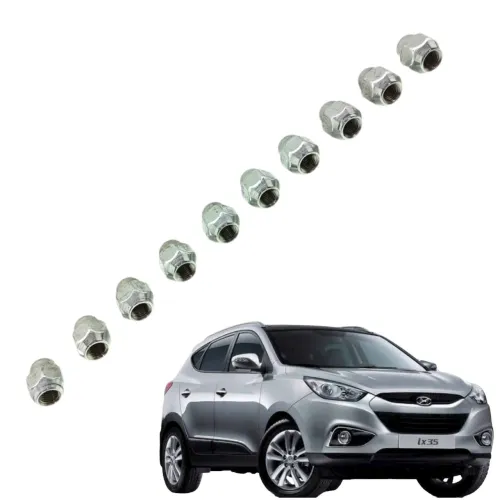 Jogo Parafuso Prisioneiro Roda Hyundai Ix35 Chave 21 10 Uni