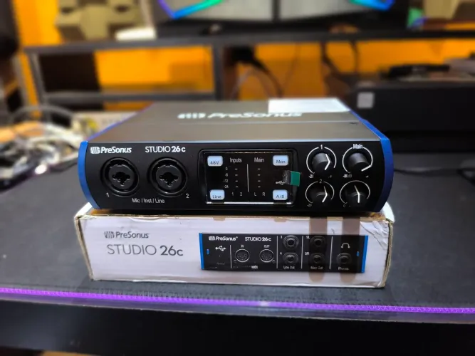 Interface de áudio PreSonus Studio 26c Nova 