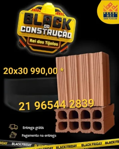 Tijolos tijolo da Fábrica 20x30 a partir de 990
