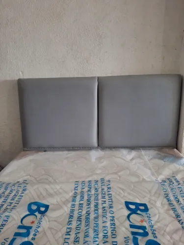 Cabeceira casal em corino 1.40