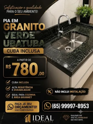 O Menor Preço da Região: Pia Completa com Cuba por Apenas R$ 780,00!