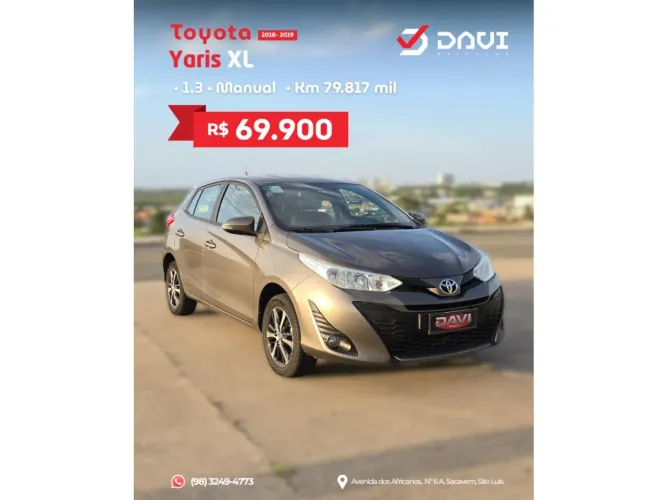 Toyota Yaris XL 1.3 Flex 16V 5P Mec. 2019
