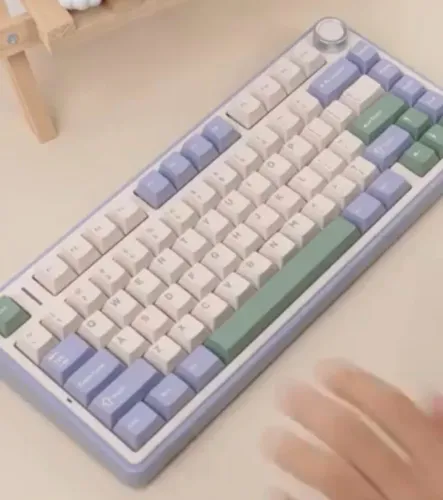 Teclado Mecânico Aula F75 Sem fio