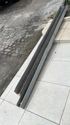 Calhas de alumínio