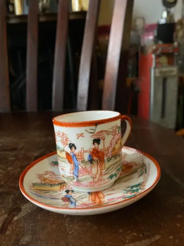 Xícara de cafézinho casca de ovo Japonesa (ref:337)