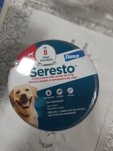Seresto pra cães e gatos até 8kg,as 3 embalagens validade até maio/29