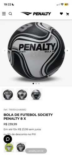 Bola society nova