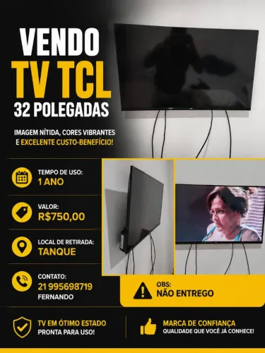 Tv 32 polegadas TCL