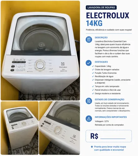 Máquina de lavar