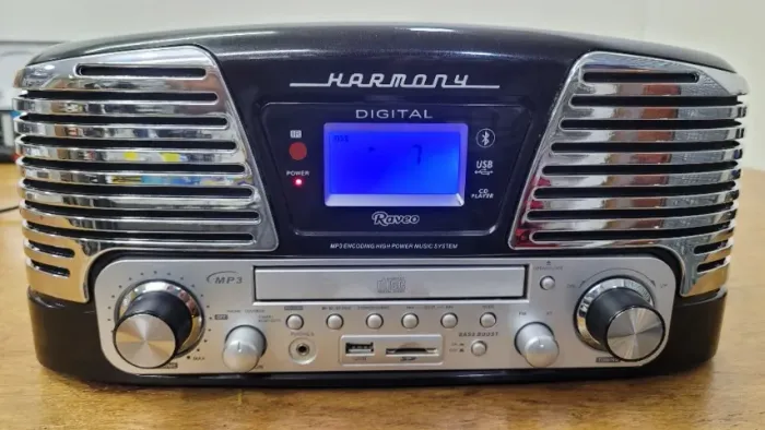 Vitrola harmony retro vintage Toca disco