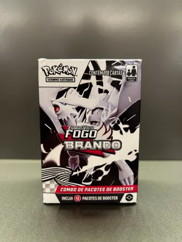 Pokemon TCG: Combo de Pacotes de Booster  Escarlate e Violeta: Fogo Branco (PT-BR)