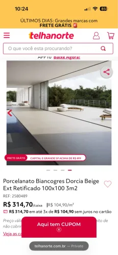 Porcelanato NOVO Biancogres Dorcia Bege