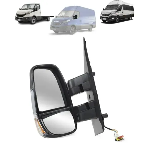 RETROVISOR ELETRICO HASTE CURTA IVECO DAILY 2020 A 2025 LADO ESQUERDO