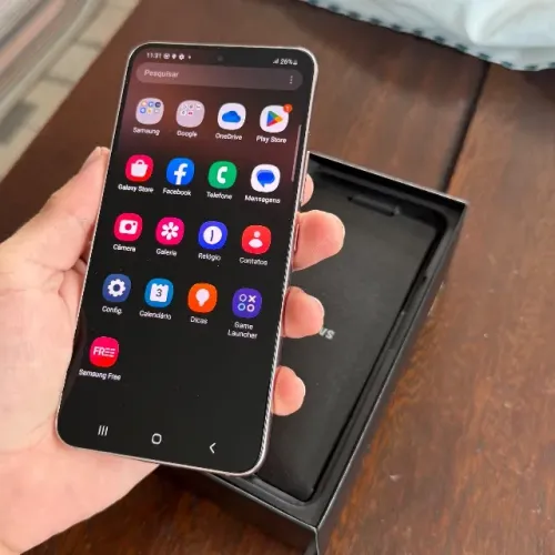 Samsung Galaxy S22 128GB Rosé - Impecável - Nota Fiscal