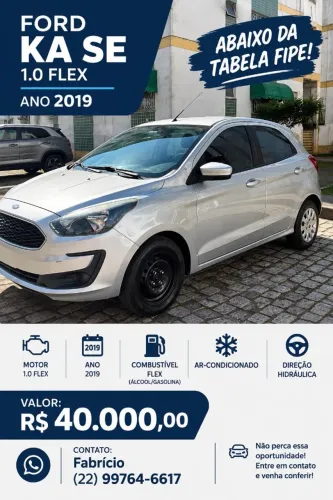 Ford KA 1.0 Se/se Plus Tivct Flex 5P 2019