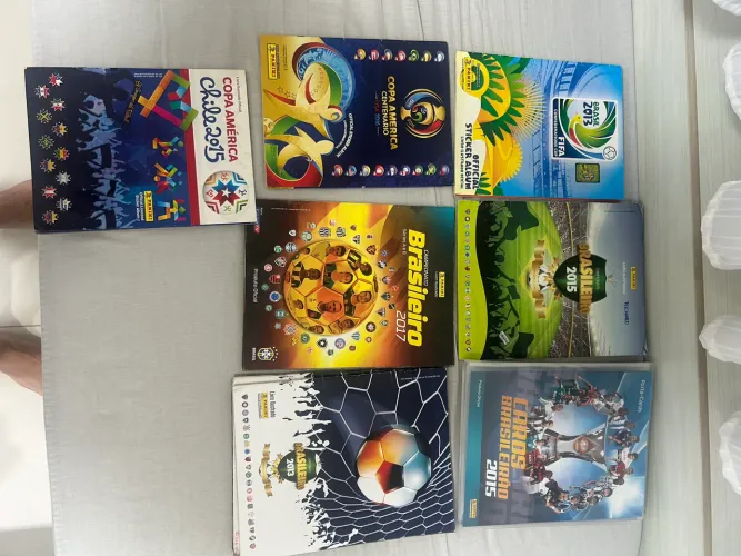Álbuns copa america, brasileirao, copa das confederações