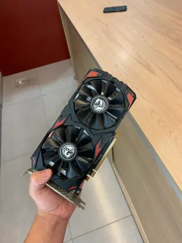 RX580 8GB 2048SP DDR5 256Bit SOYO (COM CAIXA E PLASTICO ANTI ESTÁTICO)