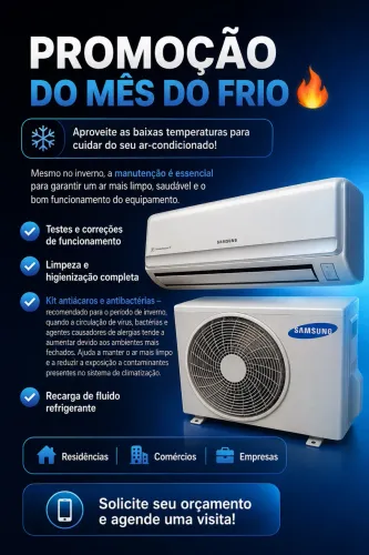 Aquecedores e manutenção de ar-condicionado 