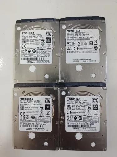 4 hds 500gb Toshiba ultra slim