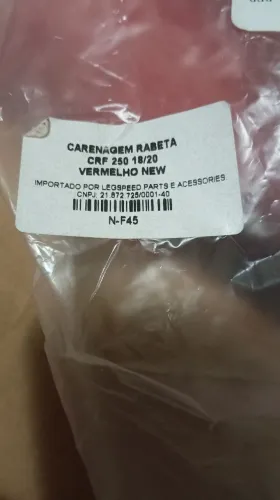 Caixa  nova plástico crf250f 18/20