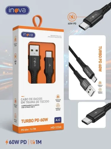 Lote com 20 Cabos USB Tipo C para Revenda - Preço de Atacado