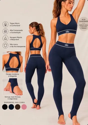 Roupa academia, caminhada