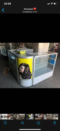 Vitrines balcões  usados !