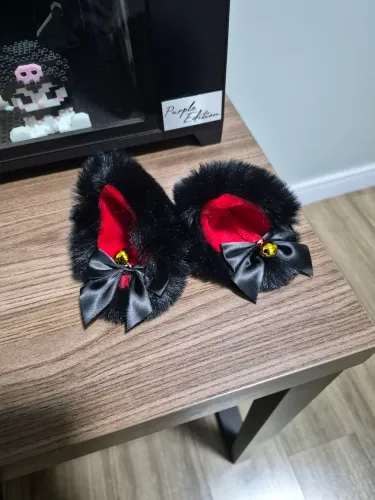 Orelhas gatinho para capacete