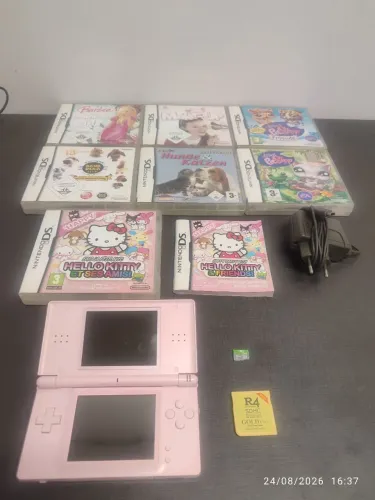 KIT NINTENDO DS LITE DESBLOQUEADO + JOGOS 