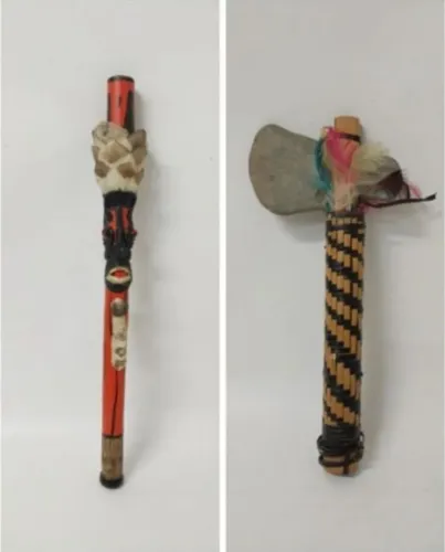 Kit indígena - Machadinha e Zarabatana