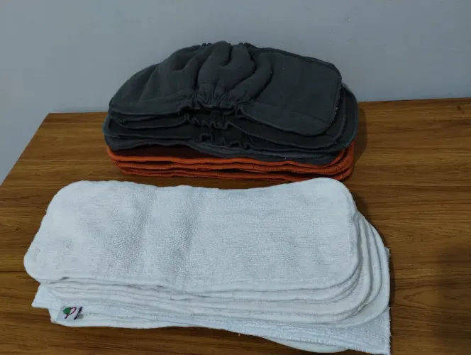 21 Absorventes de microfibra para fralda ecológica 