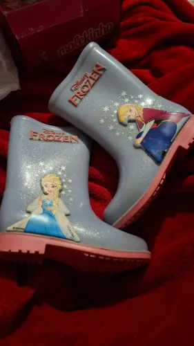 Bota de borracha frozen n 26/27