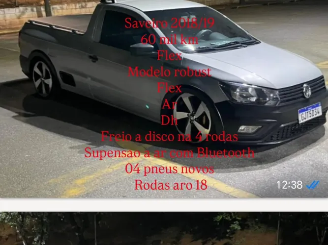 Volkswagen Saveiro Robust 1.6 Total Flex 8V 2019