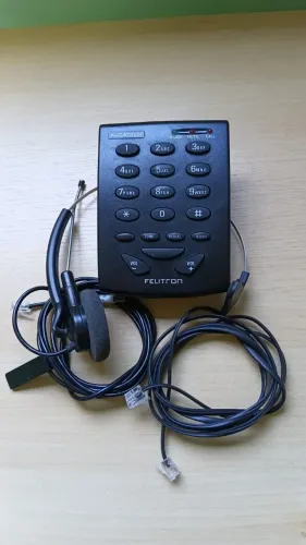 Discador Telefônicos Felitron S8010 + Headset e Fonte | Call Center (15 unidades)