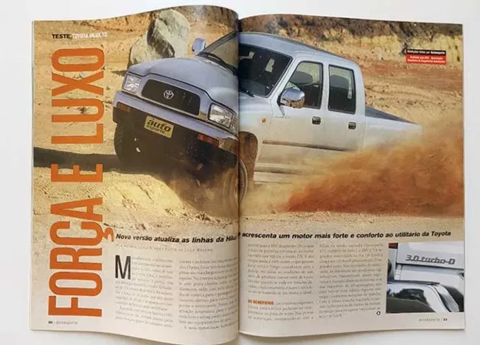Revista Auto Esporte - Toyota Hilux Turbo 2002