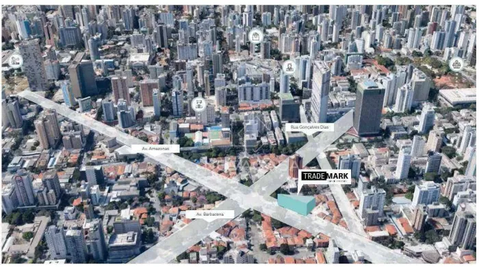 Sala para alugar, 43 m² por R$ 2.931/mês - Barro Preto - Belo Horizonte/MG