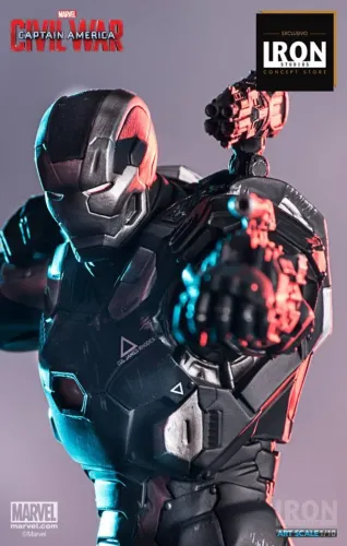 War Machine - Action Figure Iron Studios 1/10 - Capitain America Civil War 