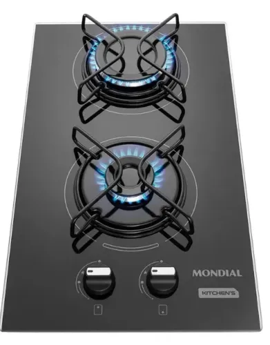 Cooktop A Gás 2 Bocas Mondial Bivolt Ctg-04 Preto